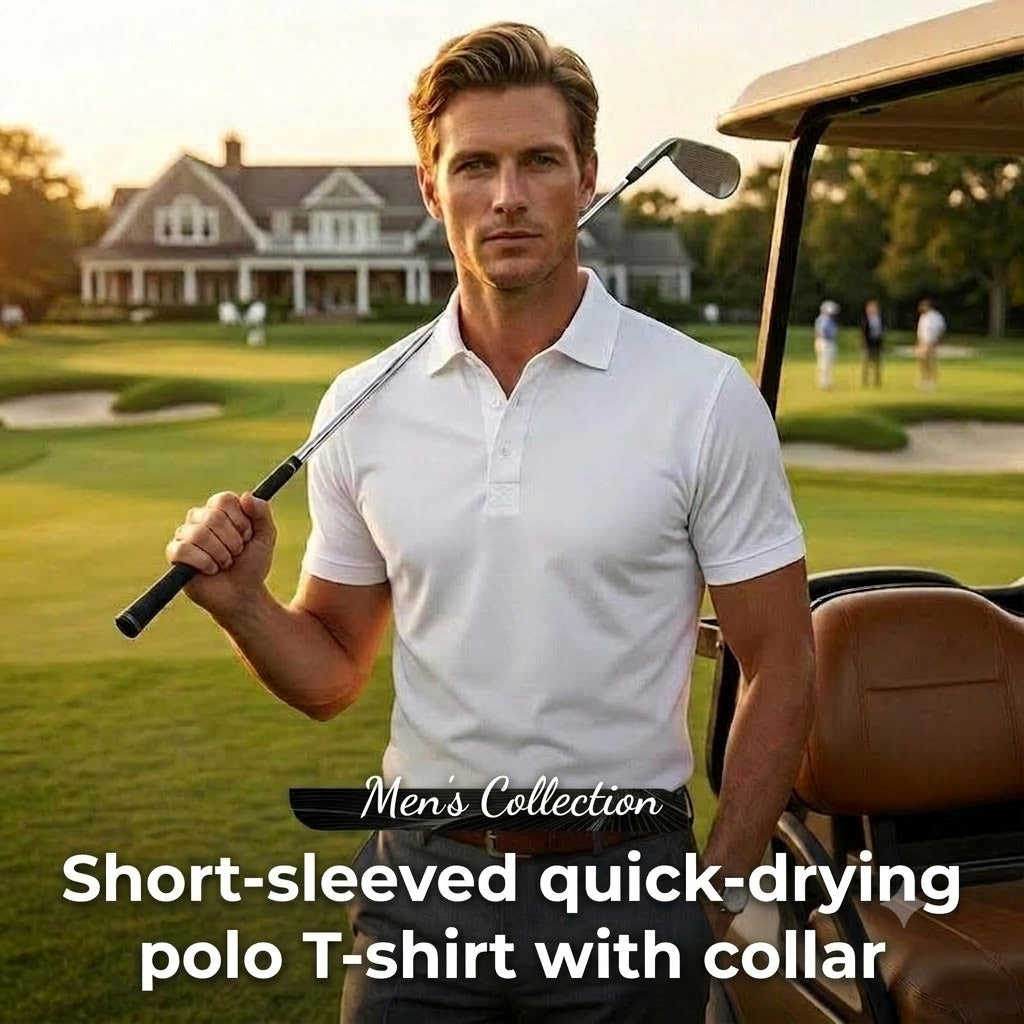 Men's Short-Sleeve Polo Shirt – Sport & Slim Fit