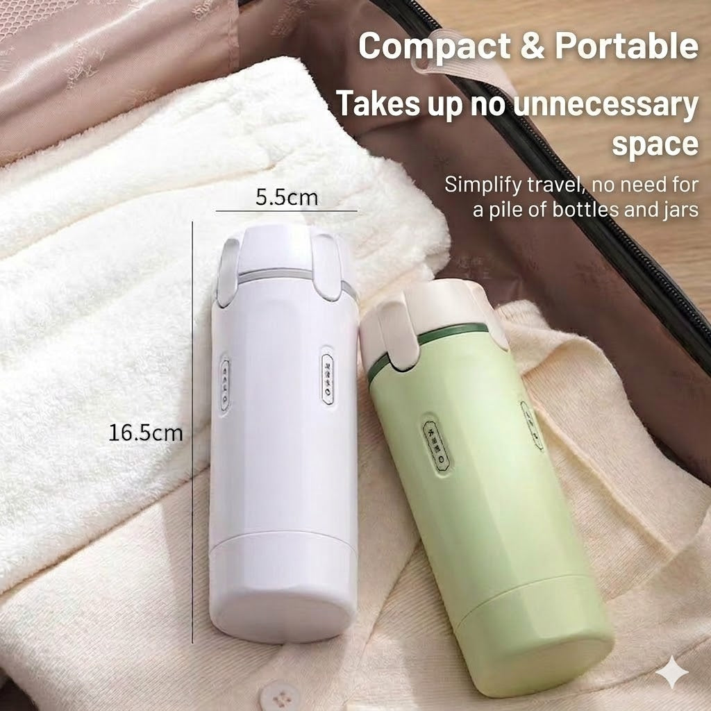 Portable 4-in-1 Travel Dispenser