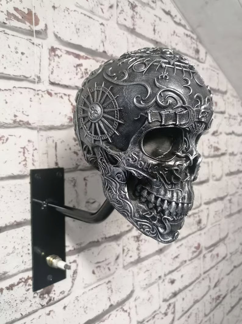 ๐ SkullRack โ Helmet and Jacket Holder