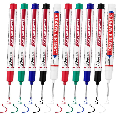 Deep Hole Marker Pen with Long Tip