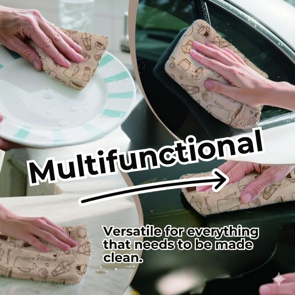 Reusable Microfiber Cloths on a Roll β Tear-Off Cleaning Cloths