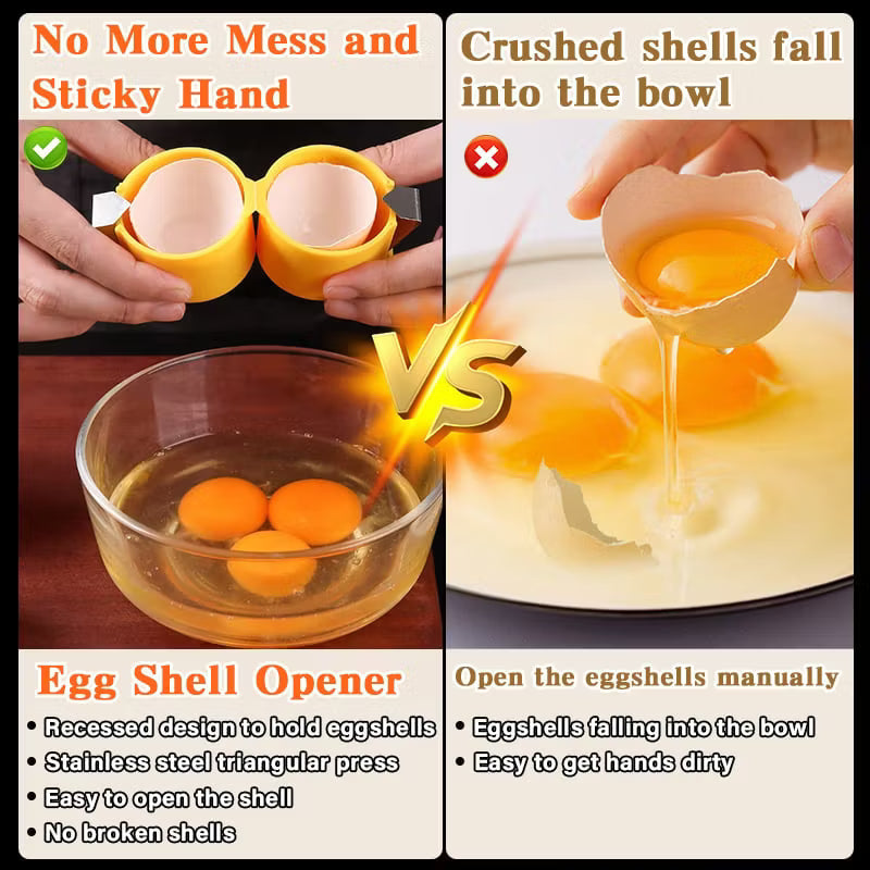 🔥📢📢 LIMITED-TIME OFFER❗️❗️ BUY 1 GET 1 FREE! 🍳 Quick Egg Opener – Crack Eggs Faster, Easier & Completely Mess-Free! 🔥
