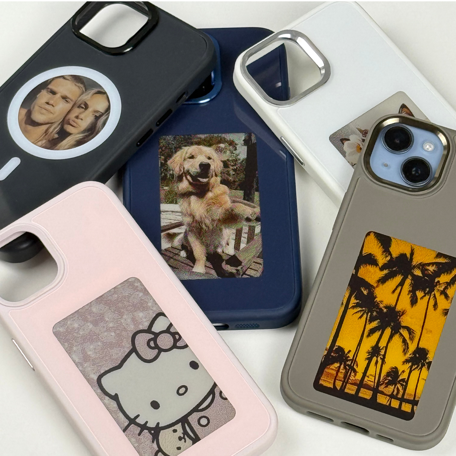 Pixly NFC E-Ink Case for iPhone - Smart Case with Customizable Screen (DIY Photos)