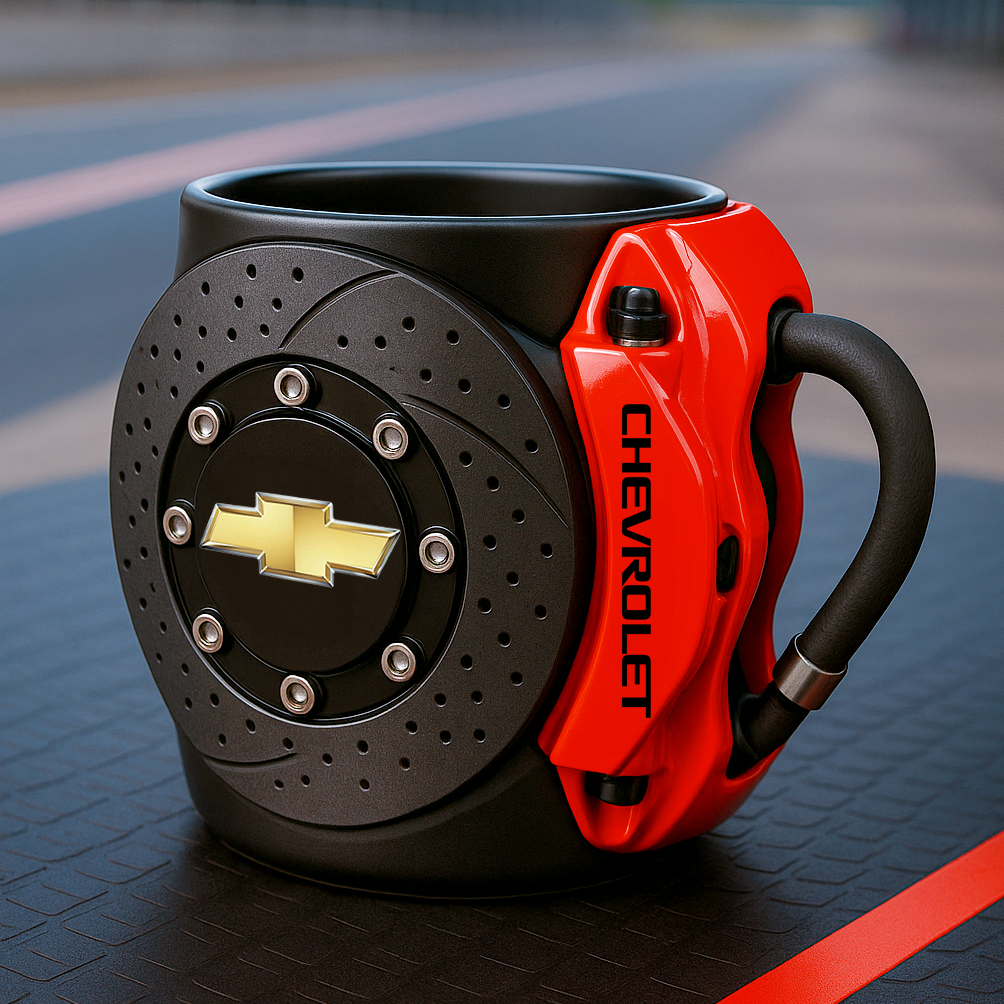 Brake Pad Mug – The Perfect Coffee Cup for True Car Lovers