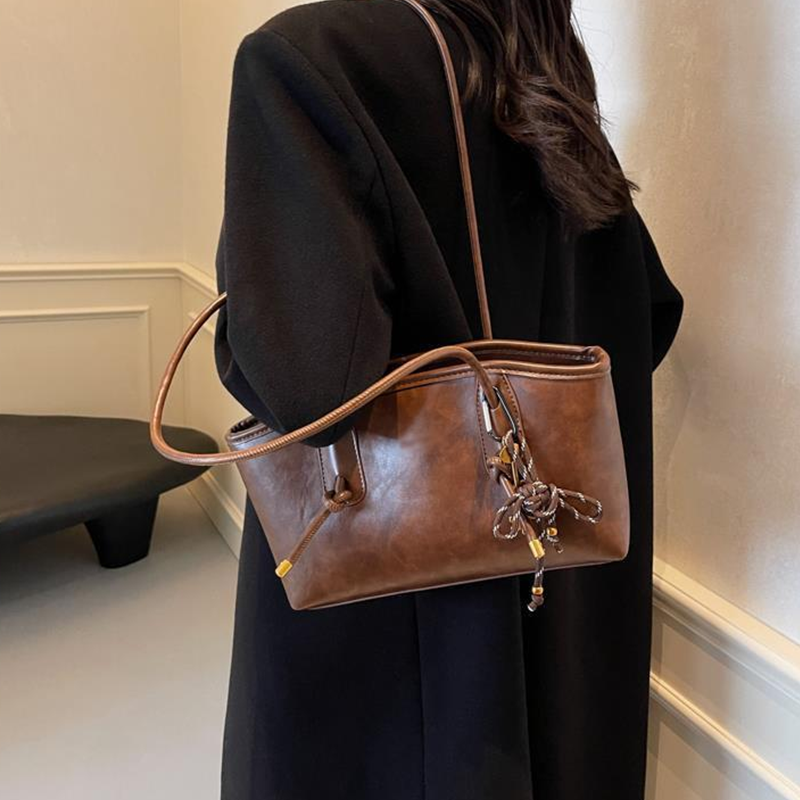 Vegan Leather Shoulder Bag