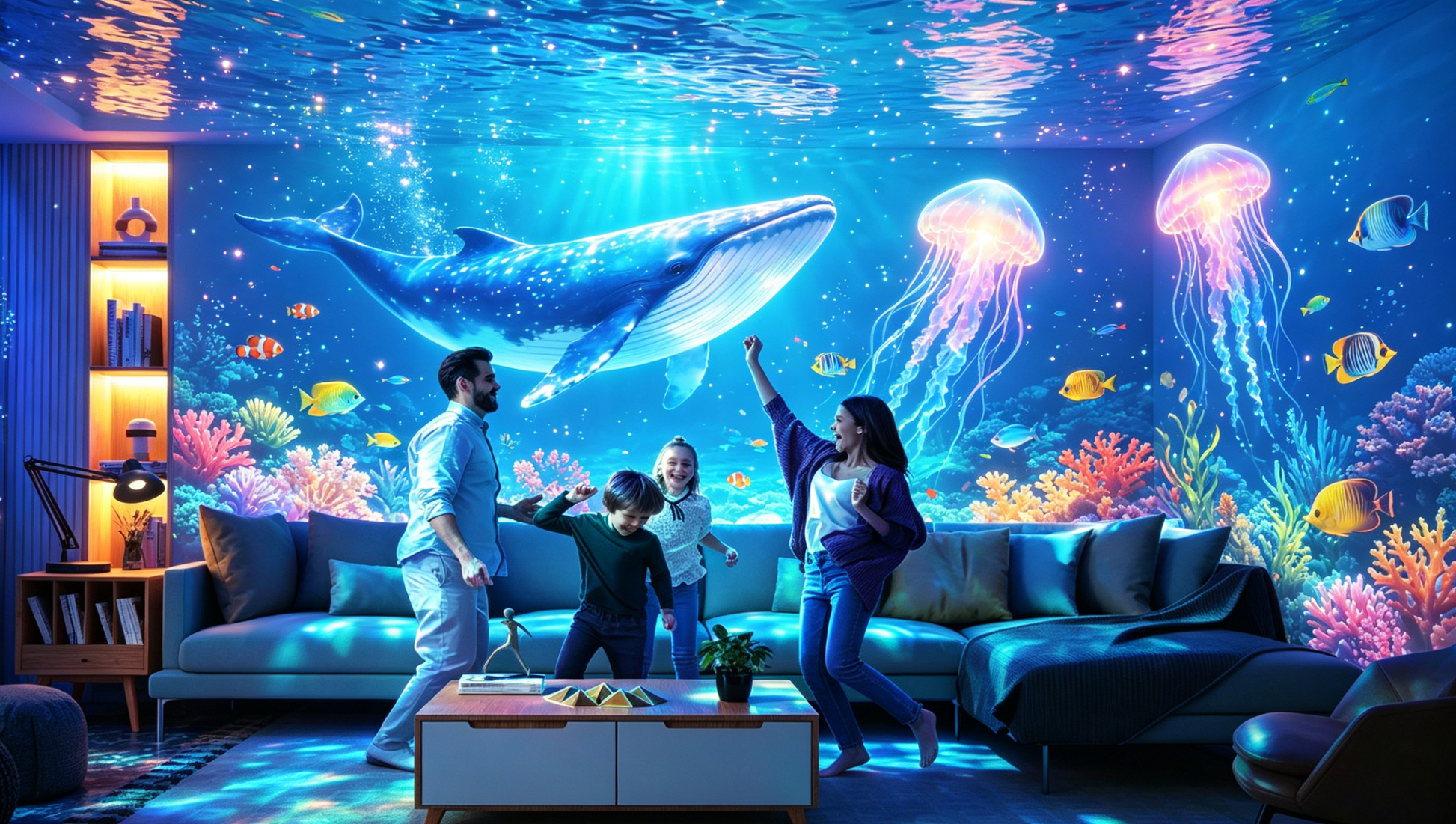 🔌 Plug-and-Play HD Star and Ocean Projector Night Light 🥳⭐
