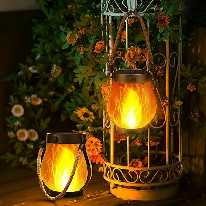 Dancing Flame Solar Lantern