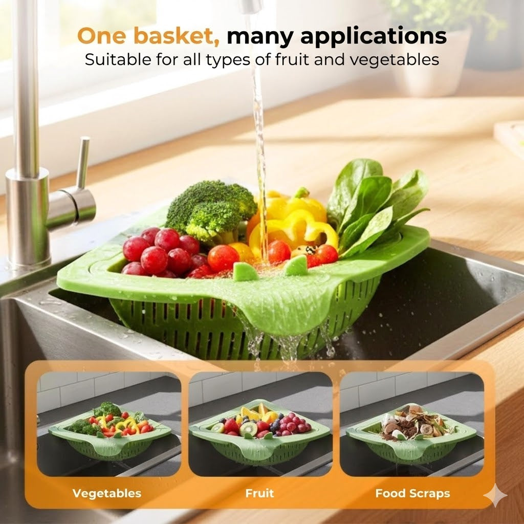 Magnetic Corner Sink Strainer – Sink Strainer Waste Basket