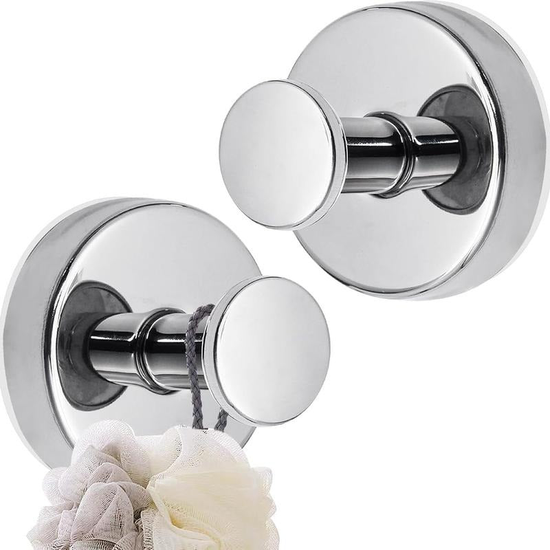 Modern Bathroom Towel Hooks – TwistLock Suction Cup System – Removable & Reusable – No Damage