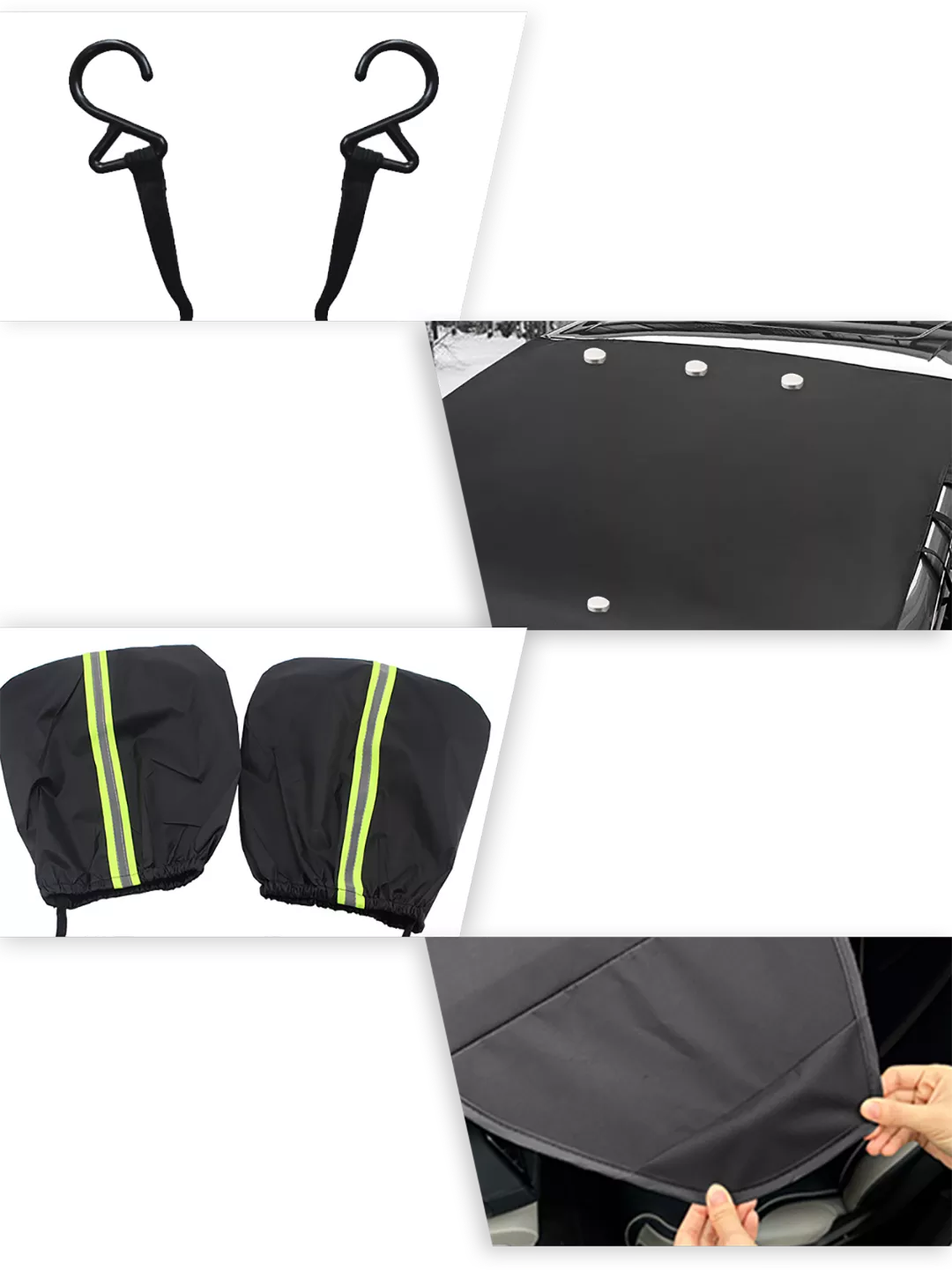 Magnetic Anti-Ice Windshield Cover