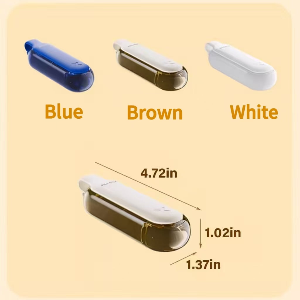 2-in-1 Portable Pill Crusher & Layered Pill Box