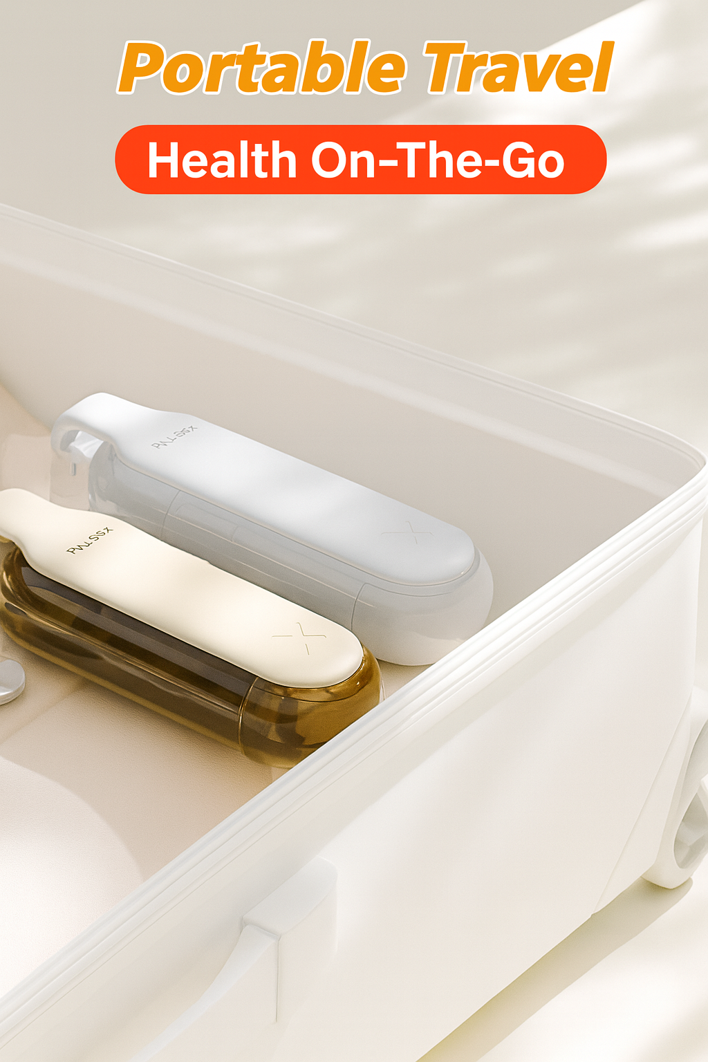 2-in-1 Portable Pill Crusher & Layered Pill Box