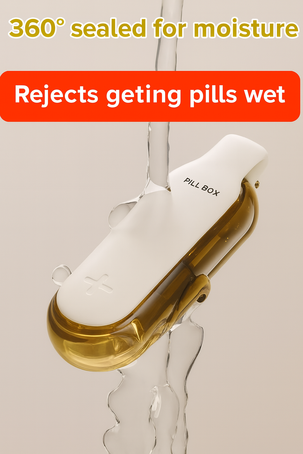 2-in-1 Portable Pill Crusher & Layered Pill Box