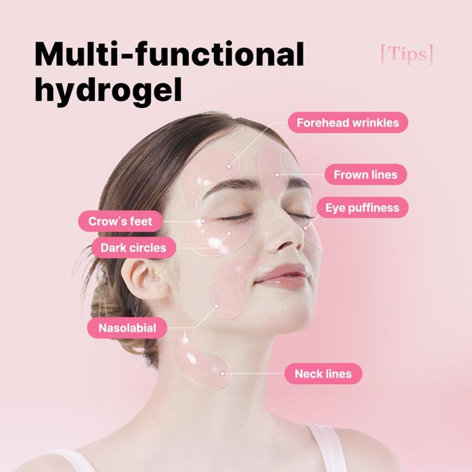 Peptide & Collagen Eye Pads for Puffiness (60 Pieces)