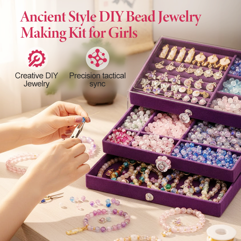 DIY Vintage Jewelry Set for Girls