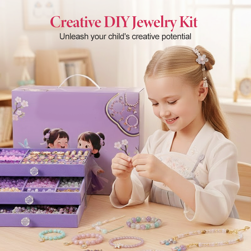 DIY Vintage Jewelry Set for Girls