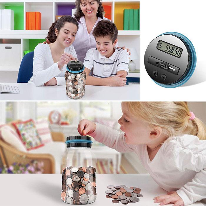 Digital Piggy Bank with Automatic Counter