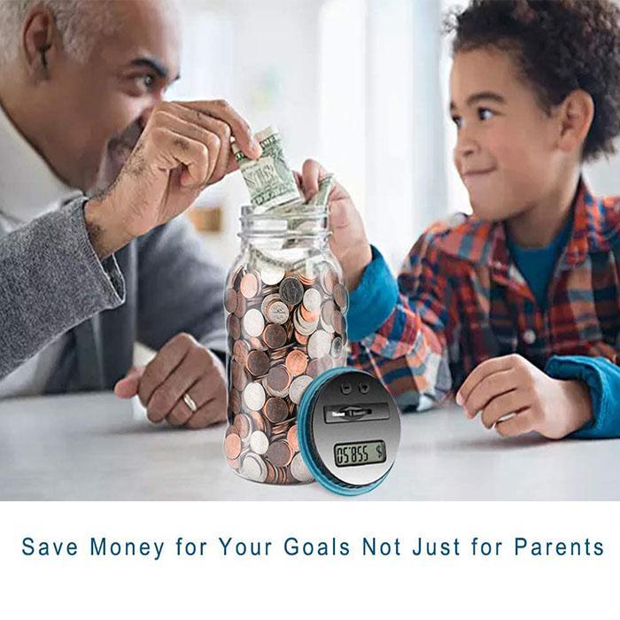 Digital Piggy Bank with Automatic Counter