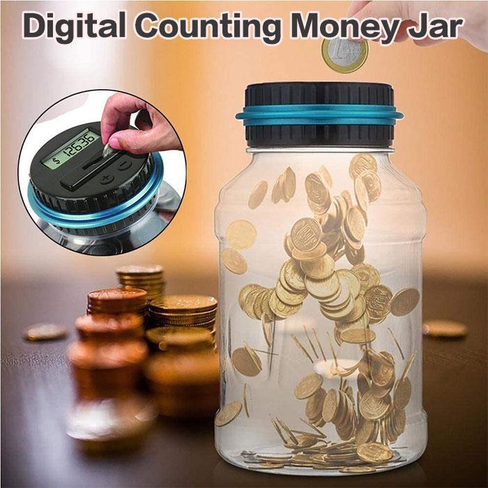Digital Piggy Bank with Automatic Counter