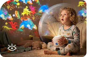 Rotating LED Projector Lamp – Dynamic Ambient Lighting