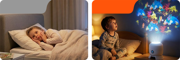 Rotating LED Projector Lamp – Dynamic Ambient Lighting