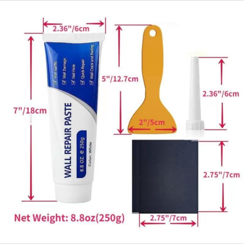 Wall Filler White - 250g - Repair Paste for Holes and Cracks