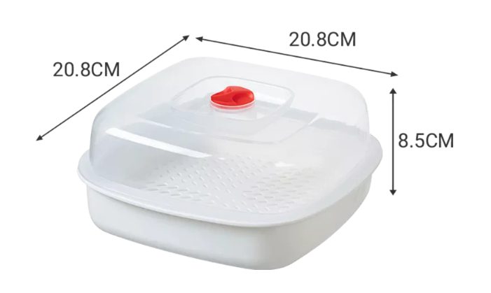 Multifunctional Microwave Steamer - With Keep Warm Function - Healthy Cooking & Steaming