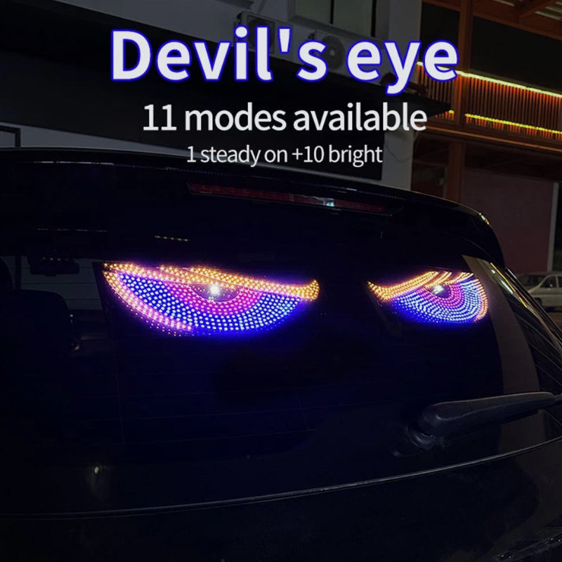 LED Devil Eyes for the Car Windshield