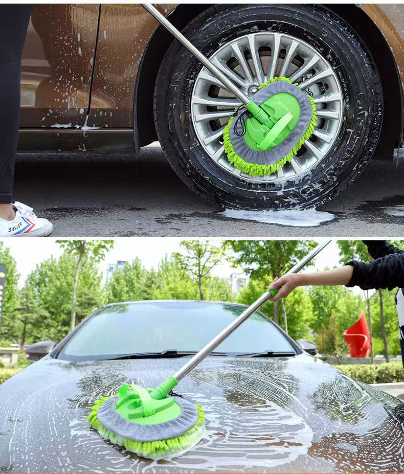 Telescopic car wash mop