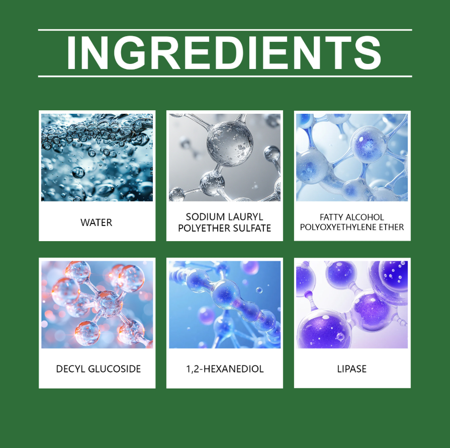 Multifunctional Enzymatic Foam Cleaner – Powerful Stain Remover
