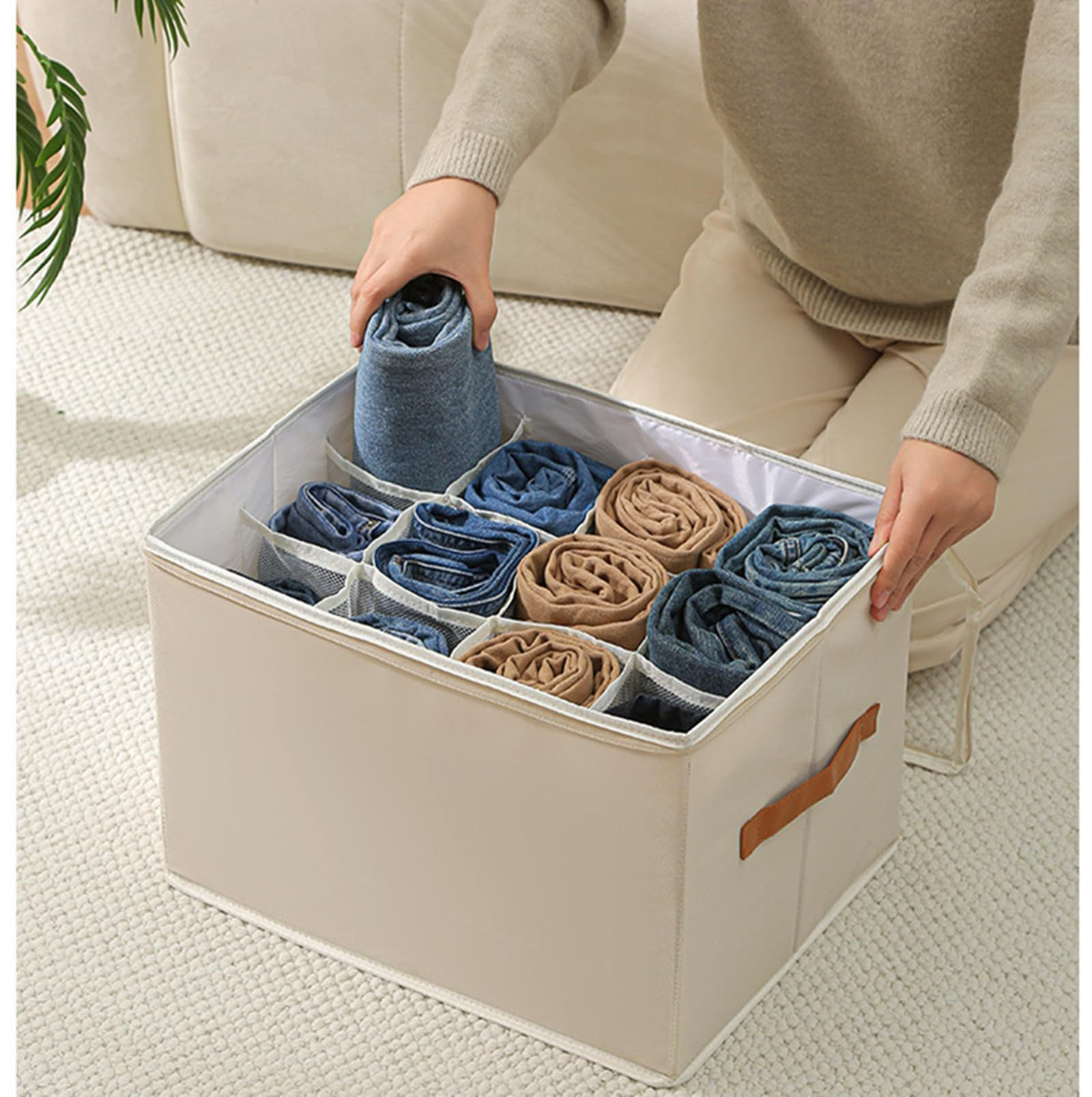 Foldable Fabric Shoes Storage Box