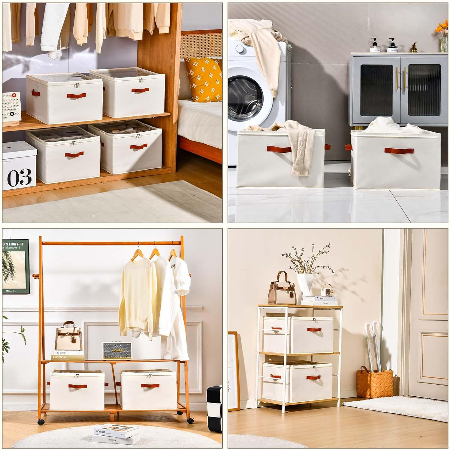 Foldable Fabric Shoes Storage Box