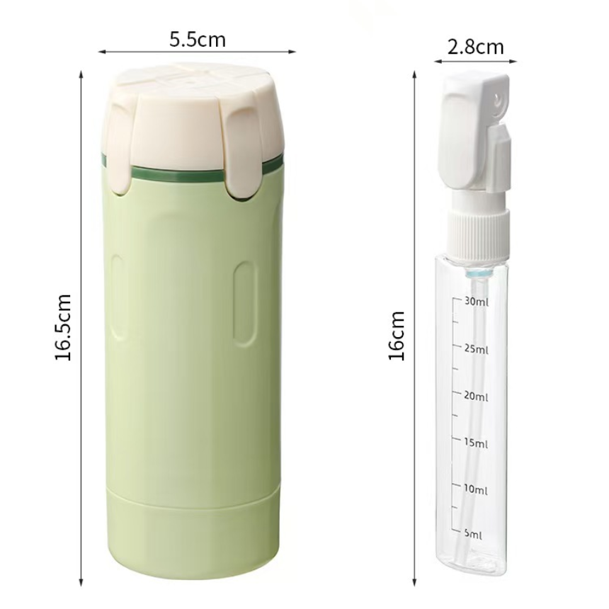 Portable 4-in-1 Travel Dispenser