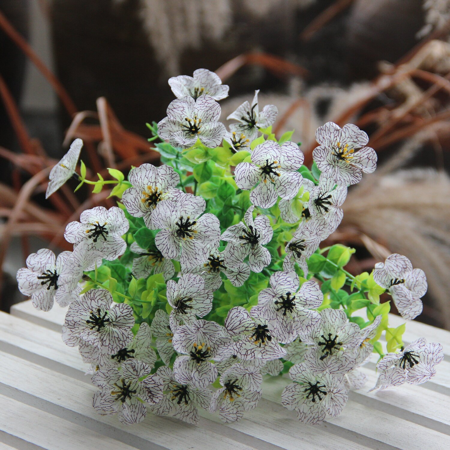 Eternal Bloom – Never-Fading Artificial Wildflowers for Outdoors(1 Set of 4 Pieces)