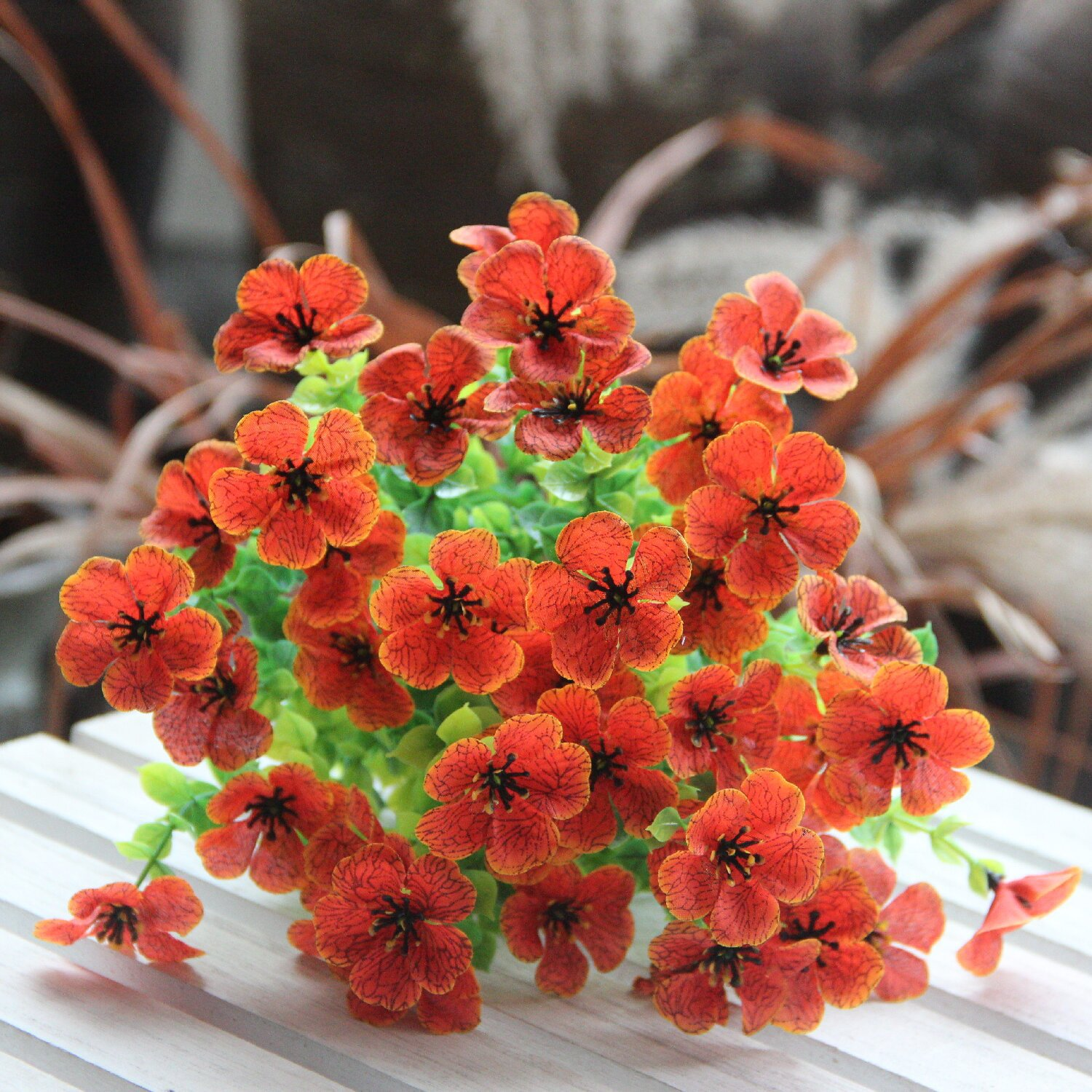 Eternal Bloom – Never-Fading Artificial Wildflowers for Outdoors(1 Set of 4 Pieces)