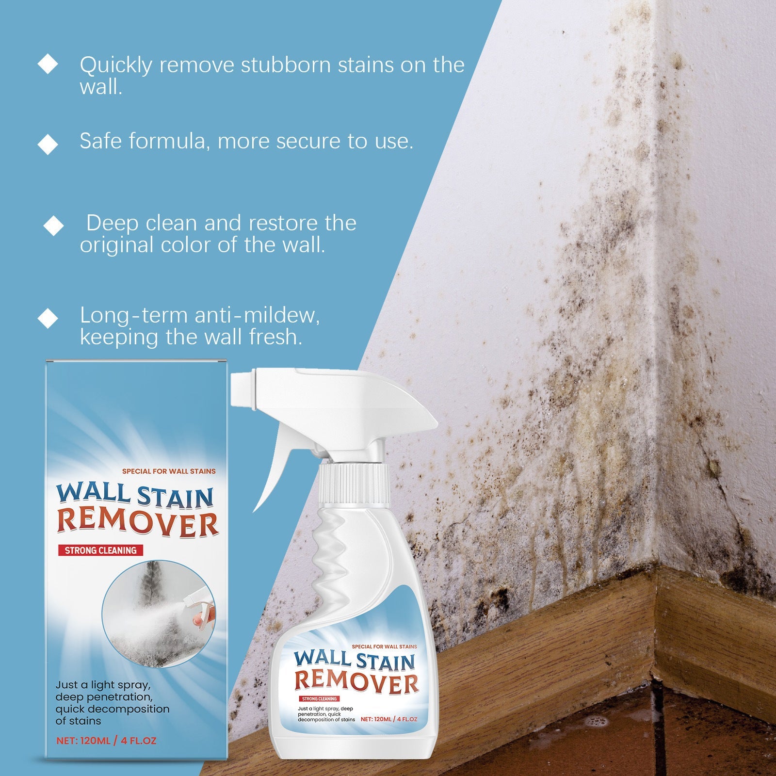 Mold Cleaner for Bathroom and Toilet