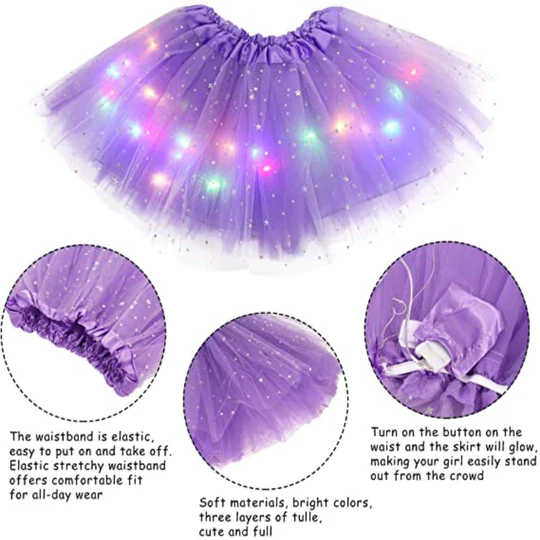 Icone™ Glowing Skirt: Elegant, Lightweight, and Flowy Light-Up Skirt