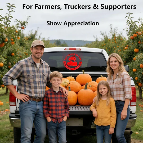 "No Farmers, No Food" Vinyl Stickers: Buy 2 Get 2 FREE!