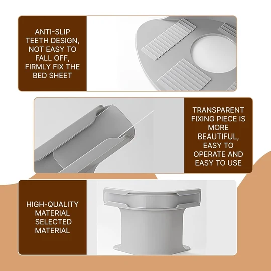 π₯π’ Limited Time: 50% OFF! Universal & Easy-to-Install Bed Sheet Grippers with Strong Hold (1 Set of 4 Pcs)