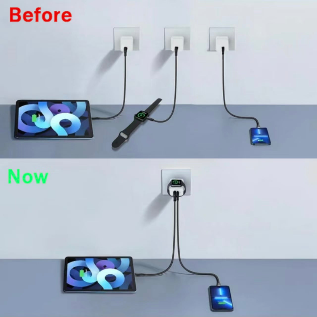 3-in-1 Wall Charger