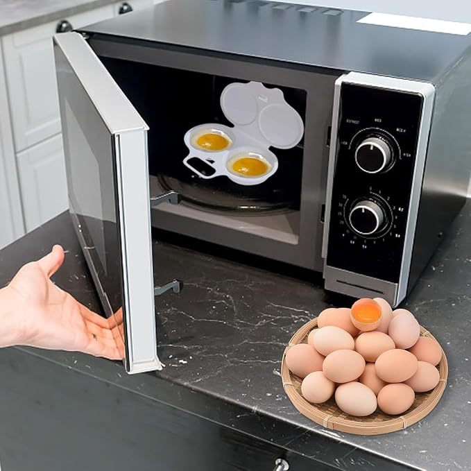 Microwave Egg Cooker with Splash-Proof Lid