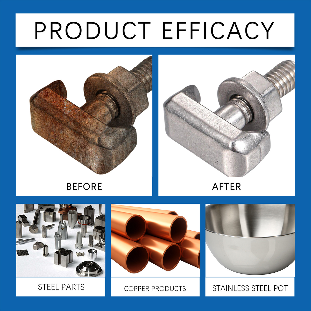 Effective Rust Remover – Metal Cleaner & Degreaser