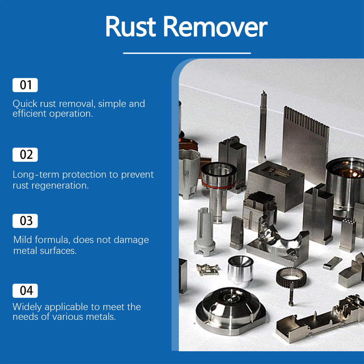 Effective Rust Remover – Metal Cleaner & Degreaser
