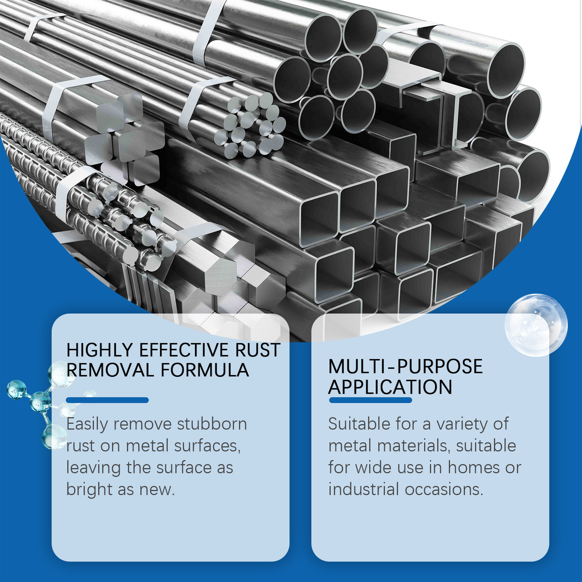 Effective Rust Remover – Metal Cleaner & Degreaser