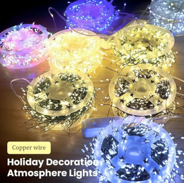 LED Copper Wire Cluster Fairy Lights
