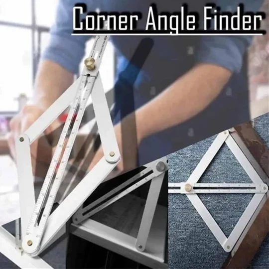Precision ruler: Professional multi-angle protractor for construction