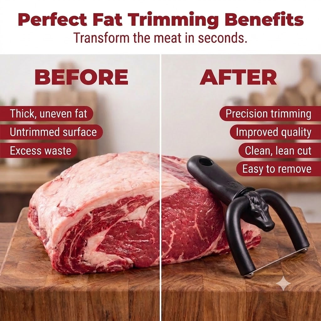 Handheld Fat Trimmer / Defatter for Beef and Pork