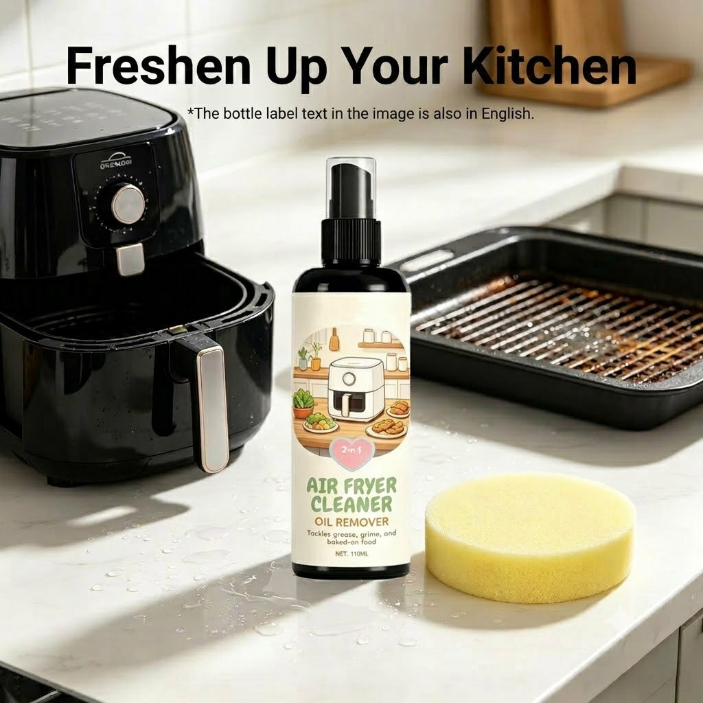 2-in-1 Air Fryer Cleaner & Degreaser Spray