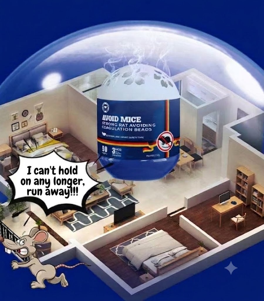 Plant-Based Mouse Repellent Gel β Suitable for Indoor Use