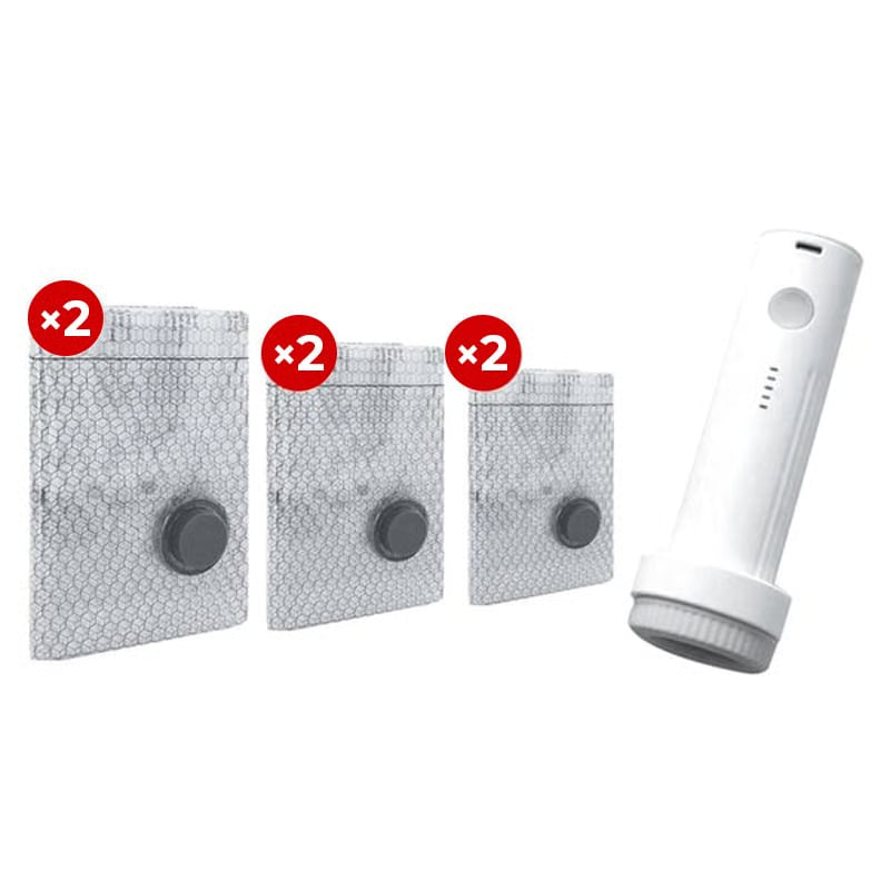 Wireless Travel Vacuum Bag Set – Compression Bags with Electric Pump